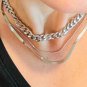 CLOSING SALE! 3 pcs. Minimalist Chain Necklace